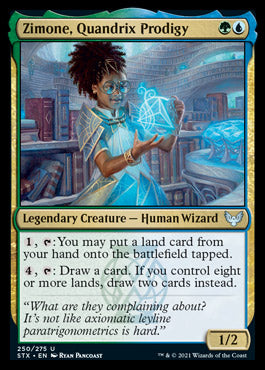 Zimone, Quandrix Prodigy [Strixhaven: School of Mages] Supply