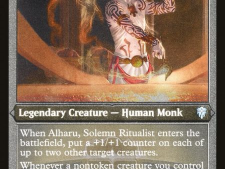 Alharu, Solemn Ritualist (Etched) [Commander Legends] Fashion