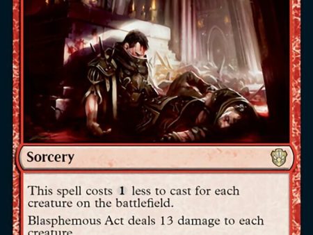 Blasphemous Act [Commander 2021] Discount