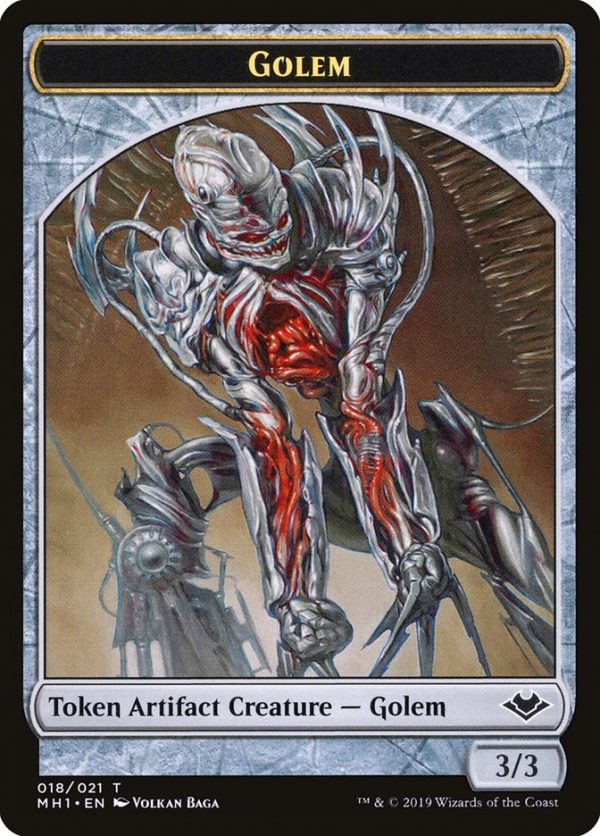 Zombie    Golem Double-Sided Token [Modern Horizons Tokens] Online now