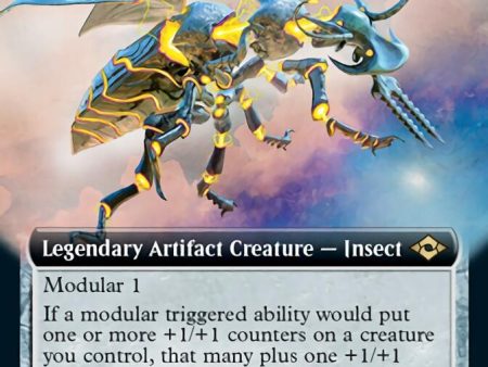 Zabaz, the Glimmerwasp (Extended Art) [Modern Horizons 2] For Cheap