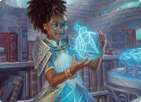 Zimone, Quandrix Prodigy Art Card [Strixhaven: School of Mages Art Series] Hot on Sale