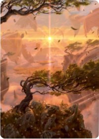 Windswept Heath Art Card [Zendikar Rising Art Series] Hot on Sale