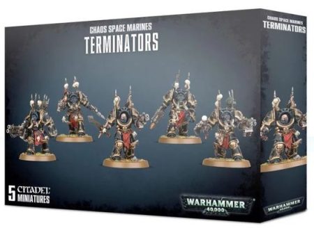 Chaos Space Marines - Chaos Terminator Squad on Sale