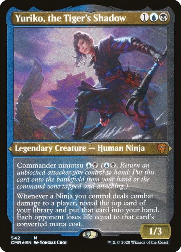 Yuriko, the Tiger s Shadow (Etched) [Commander Legends] Online