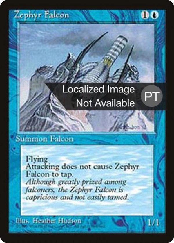 Zephyr Falcon [Fourth Edition (Foreign Black Border)] Cheap