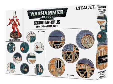 Citadel Sector Imperialis 25mm & 40mm Round Bases on Sale