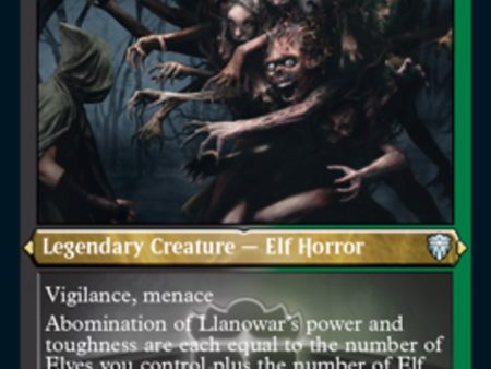 Abomination of Llanowar (Etched) [Commander Legends] Fashion