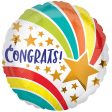 Congrats Shooting Star Foil Balloon 43cm on Sale