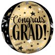 Congrats Grad Cap & Diploma Orbz Foil Balloon 38cmx40cm For Sale