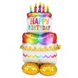 Birthday Cake AirLoonz Large Foil Balloon 68x134cm For Cheap