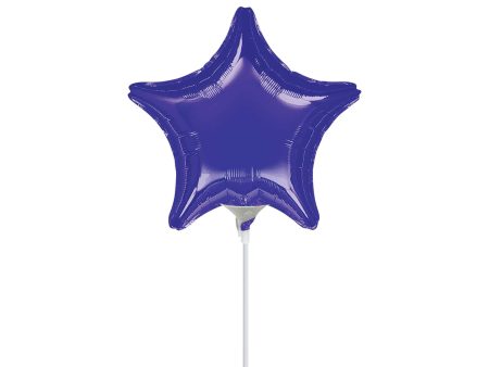 Purple Star Mini Shape Balloon 9in Online