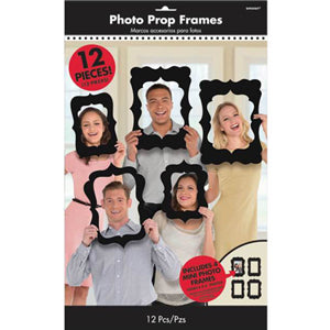 Black Photo Booth Frame Props 12pcs For Sale