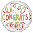 Congrats Swirl Foil Balloon 43cm Sale