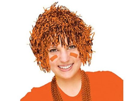 Adult Orange Fun Wig Online Hot Sale