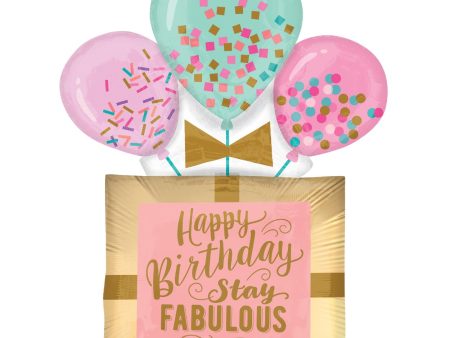 Fabulous Birthday Gift SuperShape Foil Balloon 58x81cm Fashion