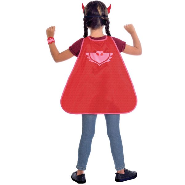 Child PJ Mask Owlette Cape Set Costume 4-8 Years Supply