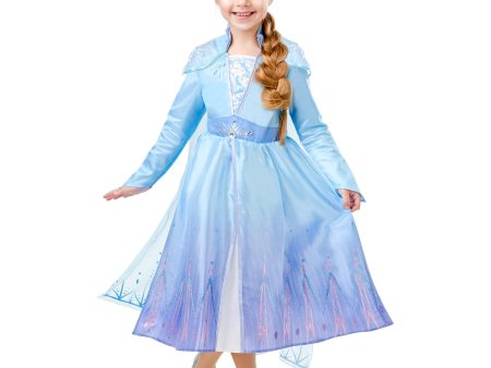 Child Disney Frozen 2 Elsa Deluxe Costume Cheap