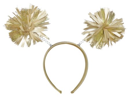 Gold Pom Pom Headbopper Fashion