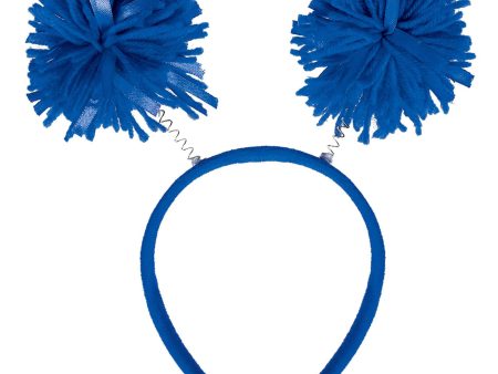 Blue Pom Pom Headbopper Hot on Sale