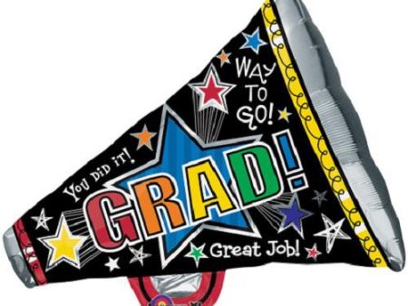 Graduation Megaphone Supershape Balloon Online Sale