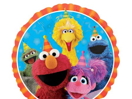 Sesame Street Fun Foil Balloon 43x43cm For Cheap