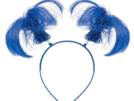 Head Bopper Ponytail Blue Discount