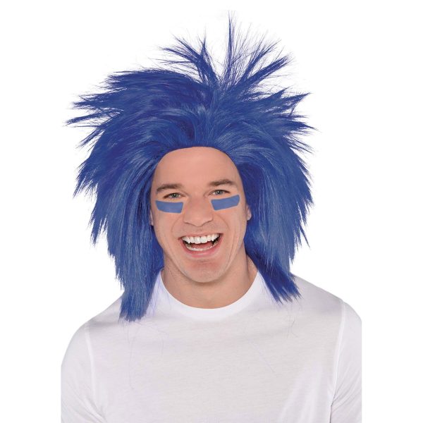 Blue Crazy Wig For Sale